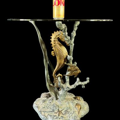 San Pacific International Seahorse End Table
