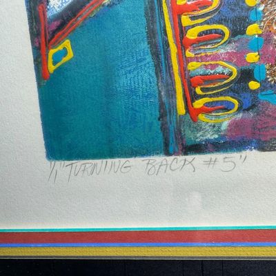 Signed Cecilia Mayr Mid-Century “Turning Back #5”