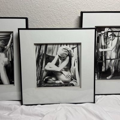 Mid-Century Black and White Nude Photo Ensemble
