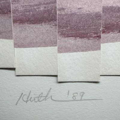 1989 Gerald Huth Landscape Series Multi-Layer Collage