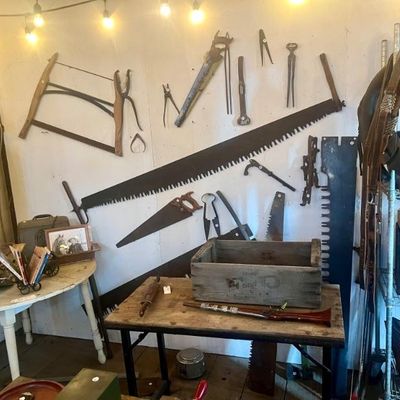 Sale Photo Thumbnail #46: Antique Timber Saws and Tools