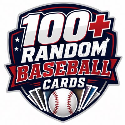 100 + Random Baseball Card Random Lot