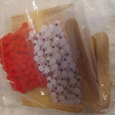Sale Photo Thumbnail #63: Craft stick instructions included, see pictures