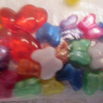 Sale Photo Thumbnail #78: Specialty beads are hearts, butterflies, Noah's ark, fish, turtles & dolphins, See pictures