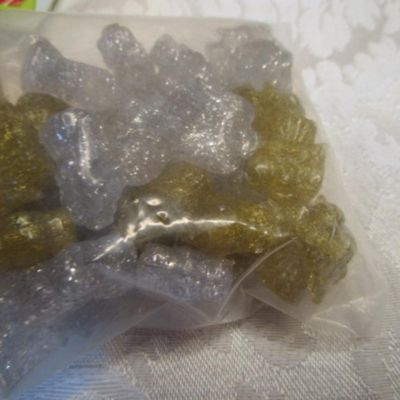 Sale Photo Thumbnail #98: Specialty beads are Santas, Christmas trees, angels & tri-beads, see pictures