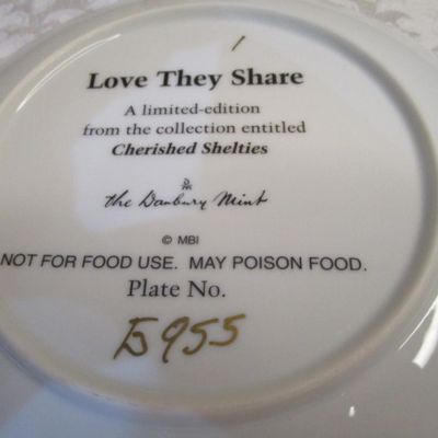 Sale Photo Thumbnail #201: Limited edition plate #b955, see pictures