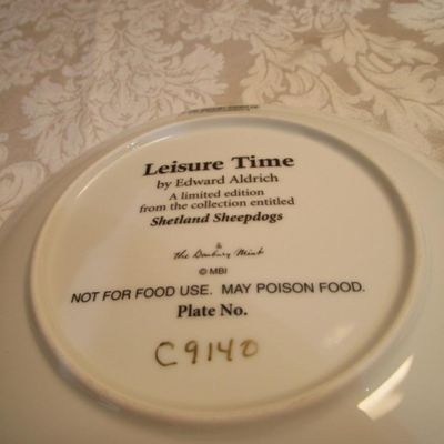 Sale Photo Thumbnail #203: Limited edition plate #C9140, see pictures