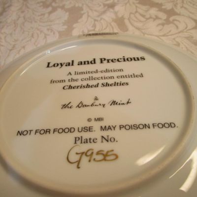 Sale Photo Thumbnail #209: Limited edition plate #G955, see pictures