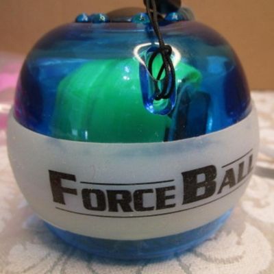 Sale Photo Thumbnail #368: 14" beach ball, 2 recorders, Force Ball (needs a string), Figit spinner, magnetic numbers with plus, times, and equals signs, 1 flying disc with pouch, see pictures