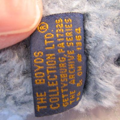 Sale Photo Thumbnail #558: Steel blue bear is a Boyd's jointed bear, Angel bear is a Russ, see pictures