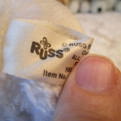 Sale Photo Thumbnail #563: One is a Coca-Cola Bear, tiny bear is a jointed Russ bear, small white bear is a Russ Bear, new with tags 18" white bear is a jointed Fiesta bear, see pictures