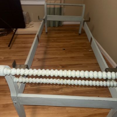 Sale Photo Thumbnail #40: Antique Daybed frame with Mattress (Full Size)