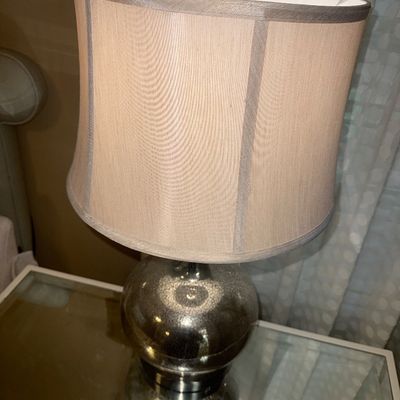Sale Photo Thumbnail #112: Mercury Glass Lamp set 2