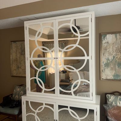 Beautiful Art Deco 2p Wardrobe
