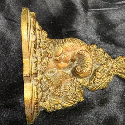 Vintage Ornate Elephant Wall Shelf Corbel Gold Gilt Hollywood Regency Decor