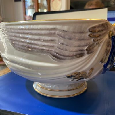 Sale Photo Thumbnail #290: Very Rare Lenox Freedom's Heritage Bowl 2003 Hand Painted Limited Edition 20/2500 11" in Diameter & 6" Tall Superbly Made in the USA. $20 Domestic Shipping.