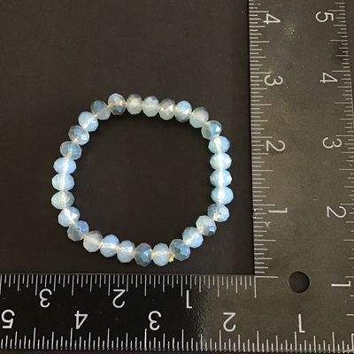 Blue Faceted bracelet