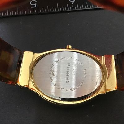 Vintage Tortoise Cuff Watch