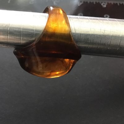 Vintage super Cool Amber Like Ring Not Tested Unique