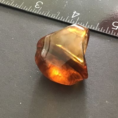 Vintage super Cool Amber Like Ring Not Tested Unique