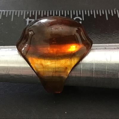 Vintage super Cool Amber Like Ring Not Tested Unique