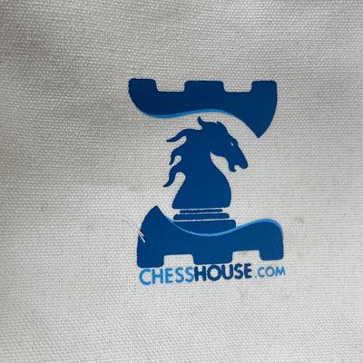 Sale Photo Thumbnail #109: Large size, pieces are 3"to 4" tall. Wooden board is approx. 18" x 18". and approx. 5" tall. Small drawer in the center to hold smaller game pieces, the chess pieces shown look to be from ChessHouse.com and have cloth storage bags.  There is an extra Quee