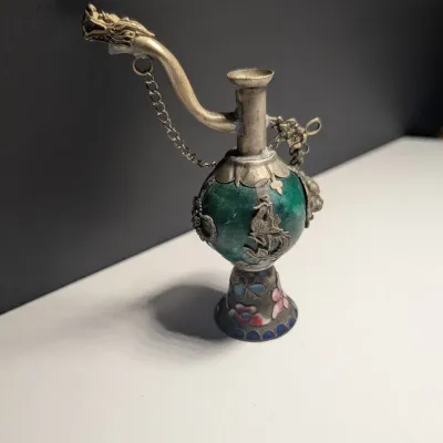 Stone Carved Animal Smoking Pipes #16