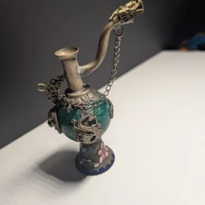 Stone Carved Animal Smoking Pipes #16