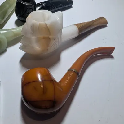 Collectible Marble Smoking Pipes #11