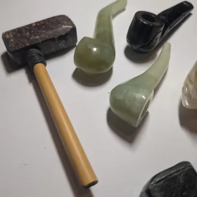 Collectible Marble Smoking Pipes #11