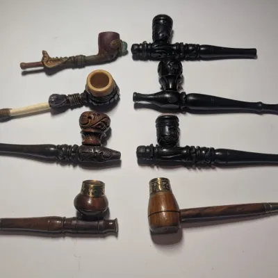 Collectible Smoking Pipes - Several Different Designs