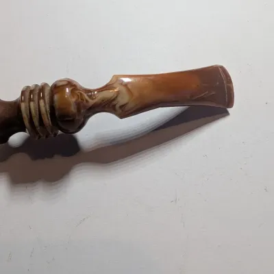 Carved Smoking Pipes Arab Man Head Figural #9