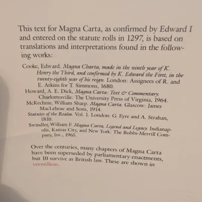 Magna Carta US Constitution Bicentennial Celebration, Phil, PA 1987 Poster