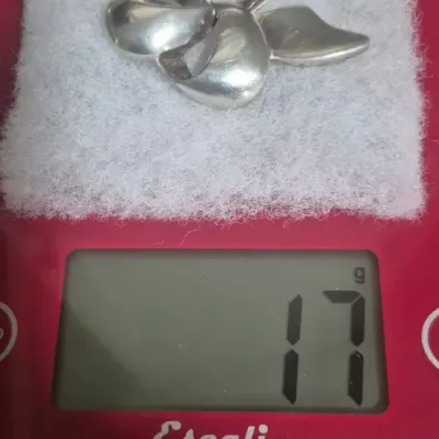 Vintage KRYDELL solid Sterling Silver Brooch ~ rare / retilred Studio Runway brooch [17g]
