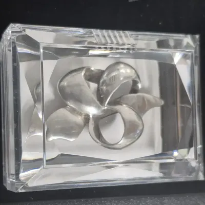 Vintage KRYDELL solid Sterling Silver Brooch ~ rare / retilred Studio Runway brooch [17g]