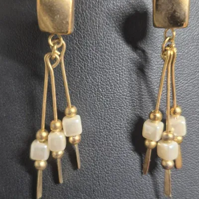 Authentic glass stones and beads & Earrings matching