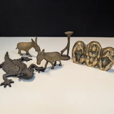 Vintage Brass Animals