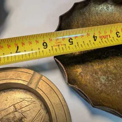 Brass Trinket & Cigarette Bowls