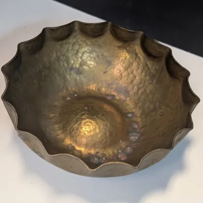 Brass Trinket & Cigarette Bowls