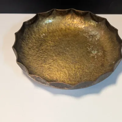 Brass Trinket & Cigarette Bowls