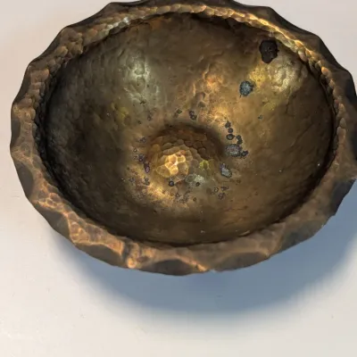 Brass Trinket & Cigarette Bowls