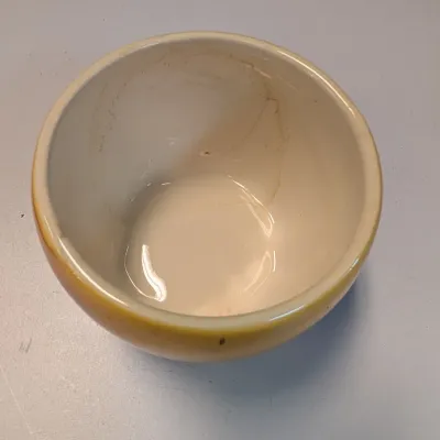Fruit Depicted Hand Painted Relish Dishes, Celery Shaped Dish & West German Apple Sauce Pot