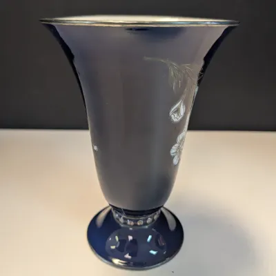 Hutschenreuther Cobalt Blue Urn Vase