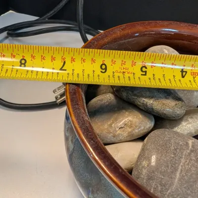 HoMedics Envirascape Stone Temple Tabletop Relaxation Fountain