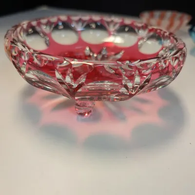 Uranium Glass Candy Dishes - The Green Dish Is Uranium