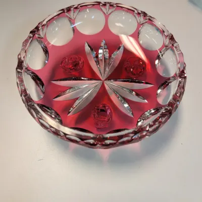 Uranium Glass Candy Dishes - The Green Dish Is Uranium