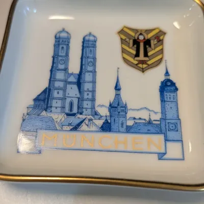 Vintage H & C Selb Bavaria Nuremberg, Kassel & Munchen Germany Heinrich Porcelain Trinket Dishes