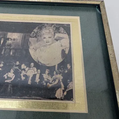 Antique Photograph & 1949 Post Card & Ivanhoe By Sir Walter Scott Bart 1900 Book