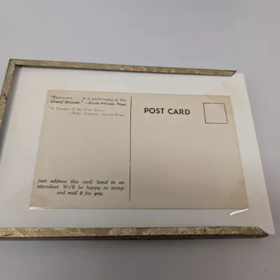 Antique Photograph & 1949 Post Card & Ivanhoe By Sir Walter Scott Bart 1900 Book