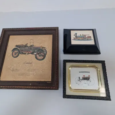 Antique Car & Train Wall Decor